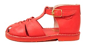 TI-1758 - Red High Top Sandals - Euro 21 US 6
