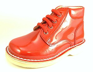 FARO 5M0130 - Red Patent Boots - Euro 25 Size 8