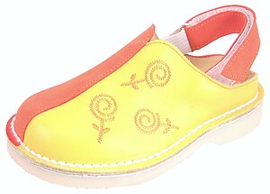 FARO 5Q1412 - Yellow & Orange Clogs