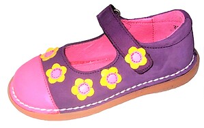 5X0611 - Purple & Fuchsia Mary Janes