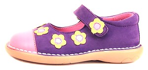 5X0611 - Purple & Fuchsia Mary Janes