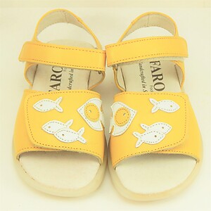 FARO 6U2486 - Yellow Fish Sandals - Euro 24 Size 7