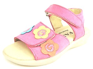 FARO 6U2886 - Fuschia Nubuck Sandals - Euro 24 Size 7