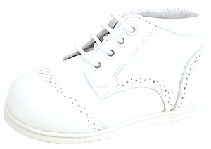 A-432 - Classic White Dress Boots