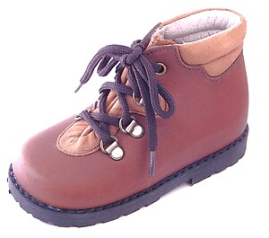A-491 - Brown Hiker Boots - Euro 20 Size 4-4.5