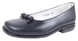 B-5202 - Navy Bow Ballet Flats