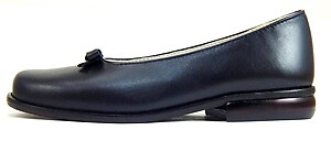 B-5202 - Navy Bow Ballet Flats