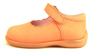 B-7016 - Orange Mary Janes - Euro 19 Size 4