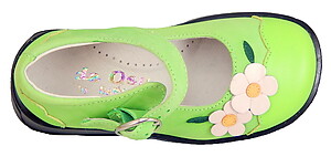 B-7220 - Lime Green Mary Janes - Euro 25 US 7