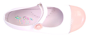 P-1220 - White Pink Cap-Toes