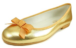 K-285 - Gold Ballet Flats - EU 42 US 10