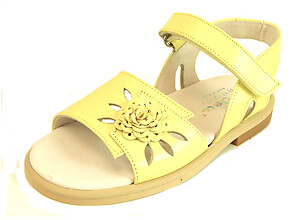 K-1065 - Lemon Yellow Dress Sandals - Euro 26 Size 9