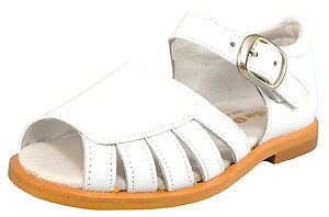 S-7026 - White Dress Sandals - Euro 24 Size 7
