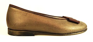 A-1182 - Brown Metallic Ballet Flats