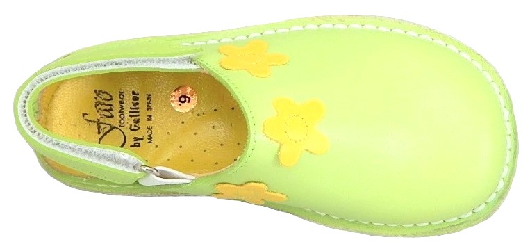 FARO 5H0411 - Lime Flower Clogs - Euro 26 Size 9