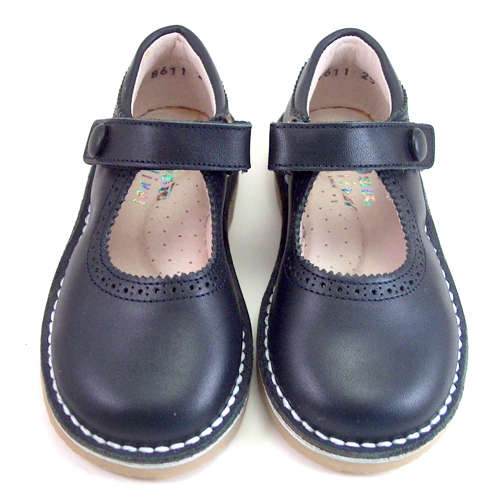 5Z8611 - Navy Blue School Shoes - Euro 24 Size 7