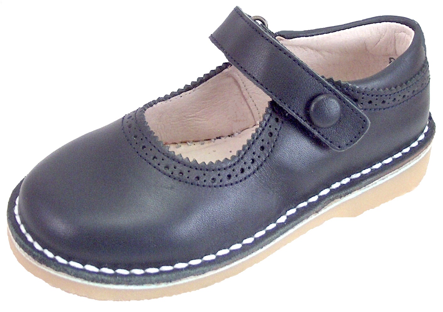 5Z8611 - Navy Blue School Shoes - Euro 24 Size 7