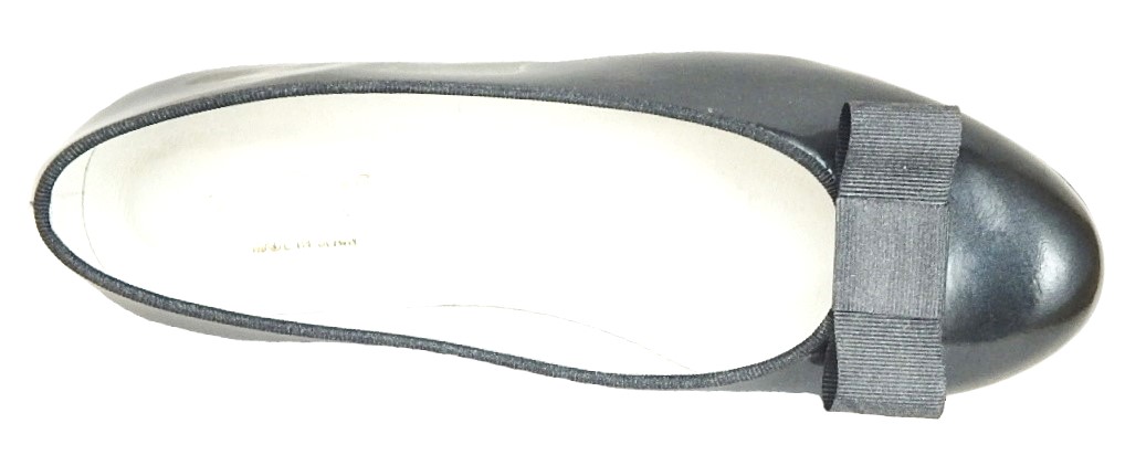 A-1182 - Silver Patent Ballet Flats