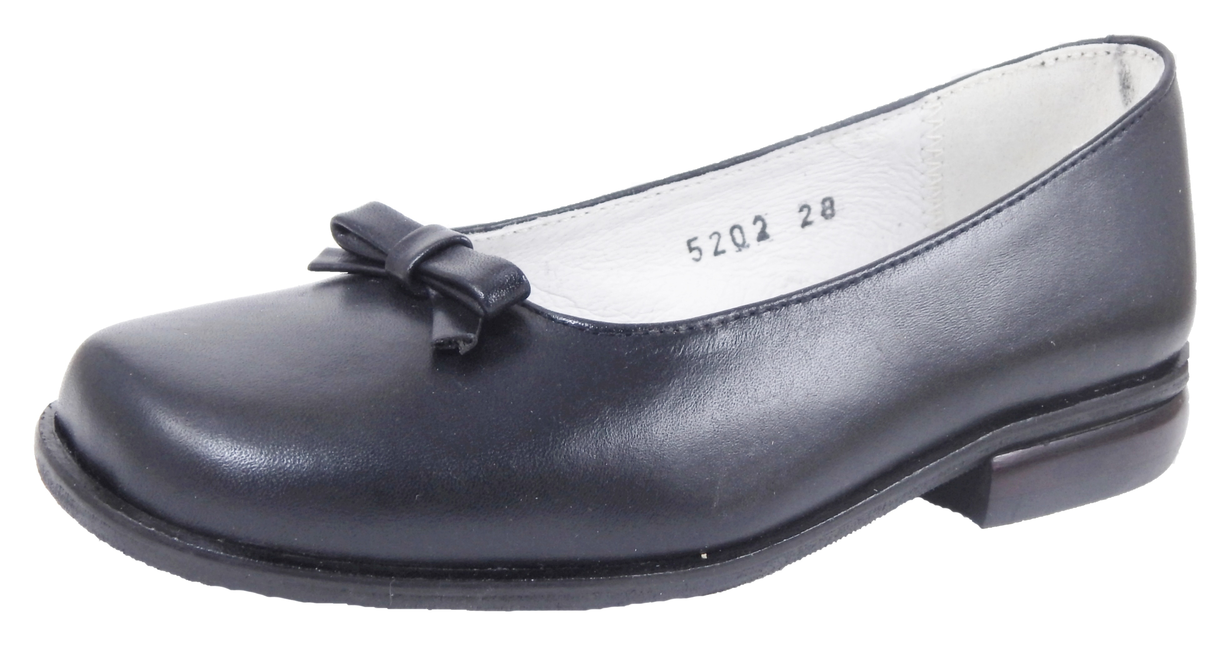 DE OSU B-5202 - Girls/Women's Navy Blue Leather Classic European Ballet ...