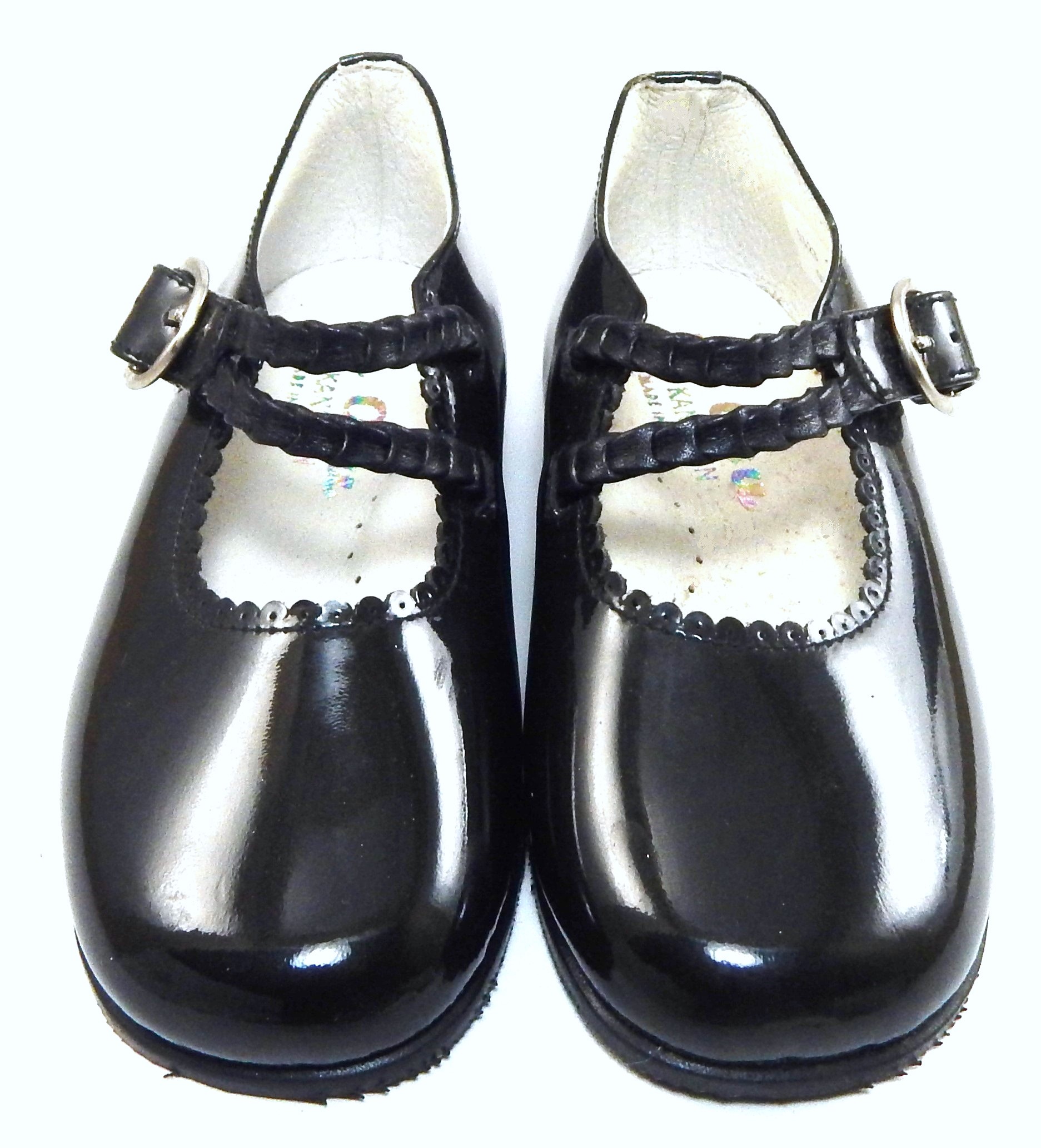 De Osu K-1123 - Girls' European Black Patent Leather Dress Shoes - Euro ...