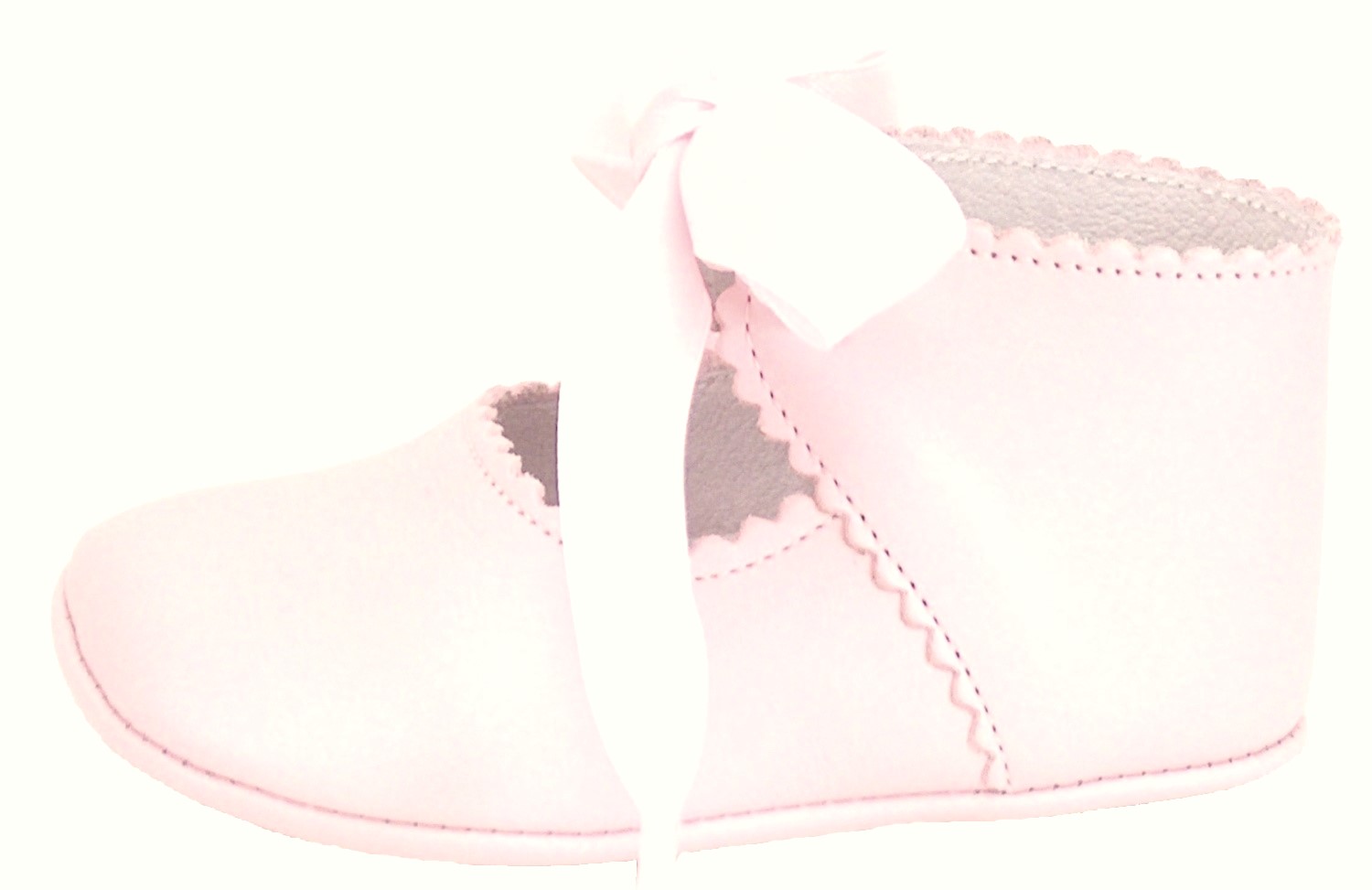 PR-229 - Pink Dress Crib Pram Shoes