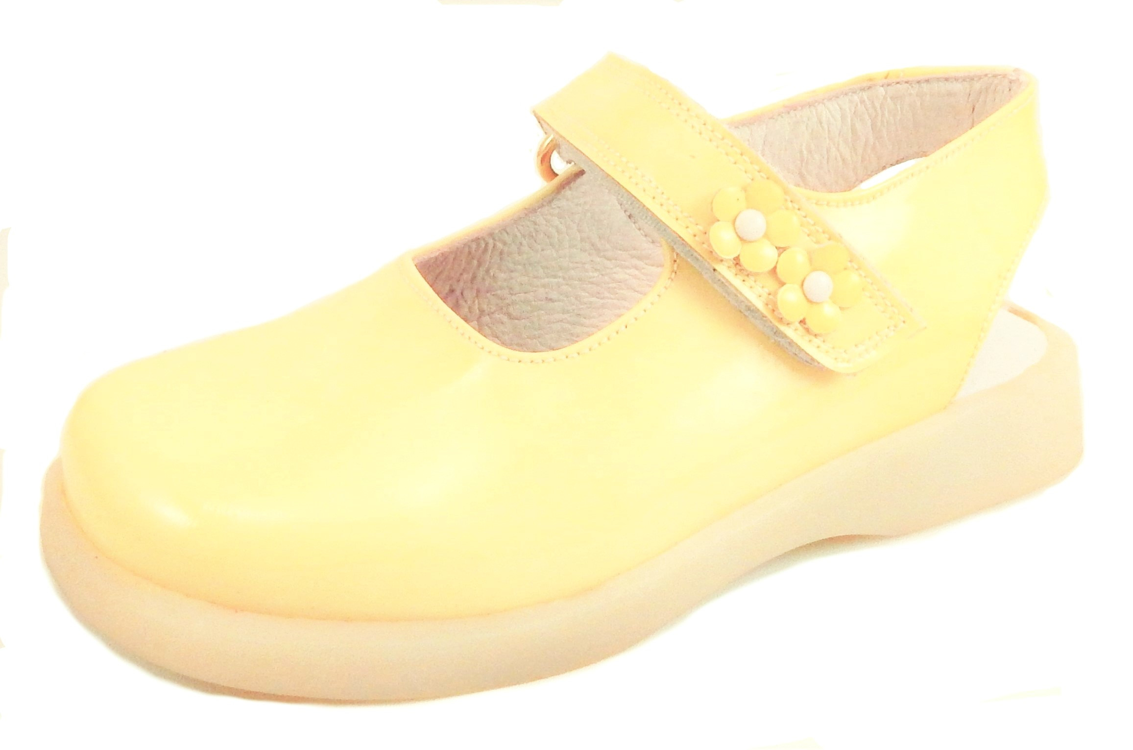 S-7702 - Lemon Yellow Shoe Sandals