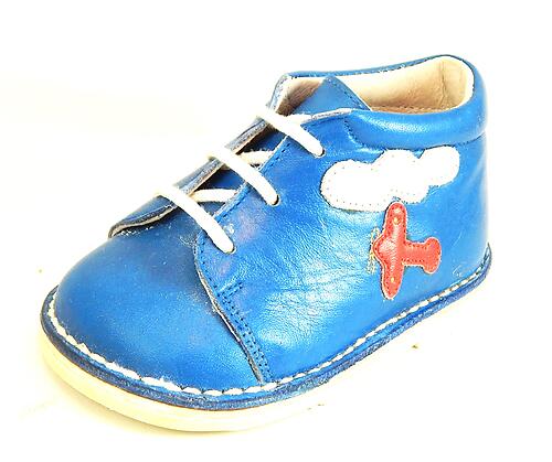 A-1284 - Blue Airplane Boots