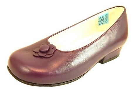 B-7000 - Purple Flower Flats - Euro 27 Size 10