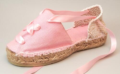 E-18 - Pink Espadrilles - Euro 26 Size 9