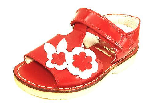 B-7512 -Red Patent Sandals - Euro 24 US size 7