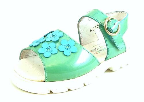 B-6087 (Sale) - Turquoise Flower Sandals