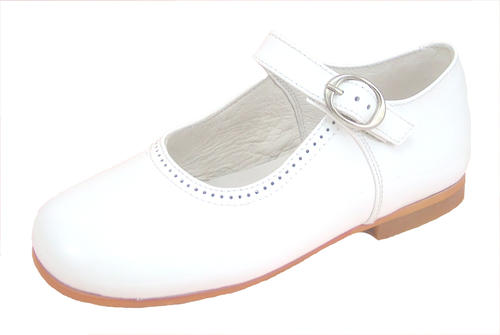 European White Patent Leather Dress Shoes