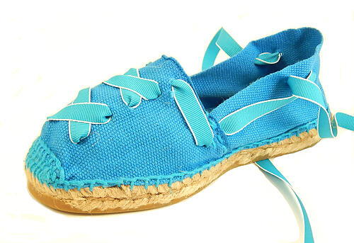 E-19 - Turquoise Espadrilles