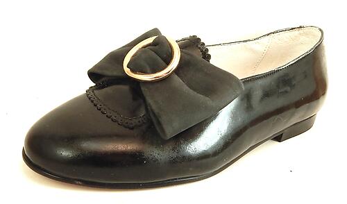 P-336 - Black Patent Slip-ons